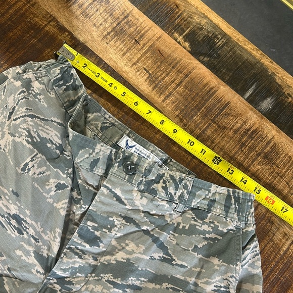 US Air Force USAF Mens Utility Digital Camo Trousers Green - Picture 8 of 8